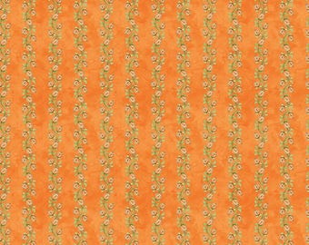 Riley Blake Designs Ghoul Friends Pumpkin Vine Orange (C16053-ORANGE) 1/2-Yard Increments*Halloween Fabric*Whimsical Halloween*Teresa Kogut