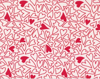 Moda Holiday Loves A Swirl Sugar (20750 11) 1/2 Yard Increments