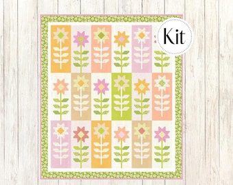 Spikey Rose Quilt Kit featuring Moda Summer's End by Fig Tree & Co. (CCK 100215)