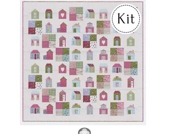 Rooftop Quilt Kit Featuring Snowkissed by Sweetwater