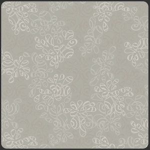 Art Gallery Fabrics Nature Elements Moonbeam*NE-108*1/2 Yard Increments*Gray Tonal Fabric*Gray Floral*Gray Background*Blender Fabric*Gray*
