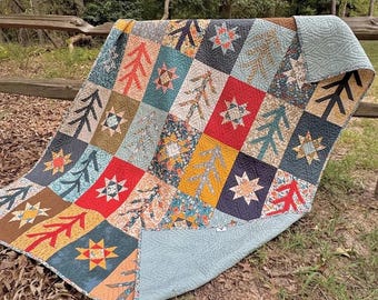 Stargrove Quilt Pattern by Crafty Moose Quilts