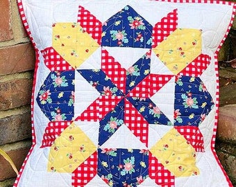 Dutch Rose Pillow Pattern by The Tipsy Needle