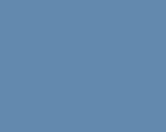 Riley Blake Designs Confetti Cottons Dusk Solid (C120-DUSK) 1/2 Yard Increments*Med Blue*Blue Fabric*Blue Fabric*Basic Blue*Solid Blue*