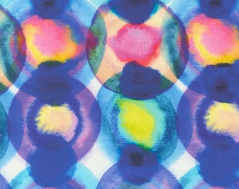 Moda Flower Patches Neon Orbs Doodled Prism (21826 11) 1/2-YD Increments*Amarilys Henderson*Floral Fabric*Butterfly Fabric*Bright Flowers*