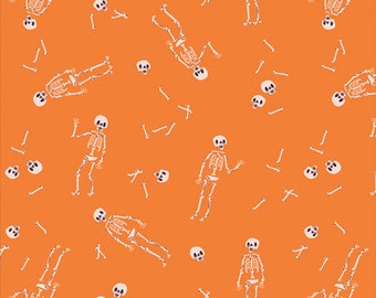 Art Gallery Fabrics Sweet 'n Spookier Mister No Body Blaze (SNS13034) 1/2 Yard Increments