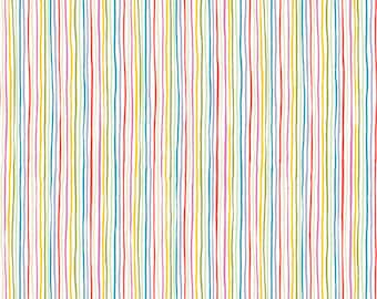 Riley Blake Designs Tiny Treaters Stripe Multi (C10486-MULTI) 1/2 Yard Increments