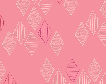 7/8-YD Bolt End Quartz Berry* Pink Diamonds* Pink Background* AGF* Art Gallery Fabric* Blender* Pink Blender* Pink Low Volume* Low Volume