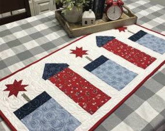 Firework Frenzy Table Runner Pattern from Primrose Cottage