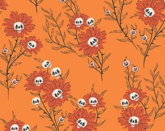 Art Gallery Fabrics Spooky 'n Witchy Wicked Blooms Spice (SNS-13054) 1/2 Yard Increments