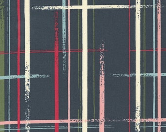 MODA Good News Great Joy Candy Stripe Midnight (45564 12) 1/2-YD Increments