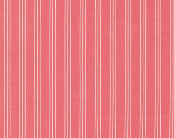 Moda Lighthearted Stripe Pink (55296 15) 1/2 Yard Increments