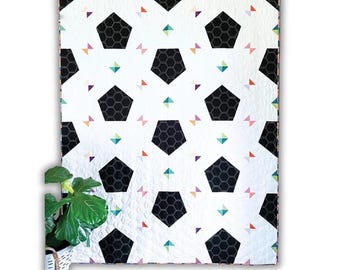 Soccer Party Quilt Pattern by Jessica Steele Design