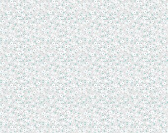 Benartex Among the Wildflowers II Paperwhites Cloud (17103-08) 1/2-YD Increments