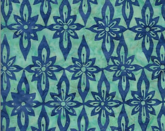 Moda Batiks Confection Mint Stella (27310 49) 1/2 Yard Increments