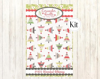 Wooded Whimsy Quilt Kit featuring Merry Happy by Ruby Star Society