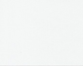 Moda Bella Solids Bleached White (9900 97) 1/2 Yard Increments
