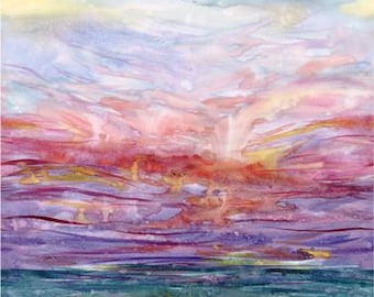 Moda Soulstice Summertide Border 32" x 44" Panels (39872 11) by Create Joy Project- 7/8-YD Increments