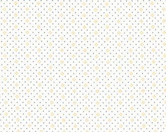 Moda Fig Tree Eyelet Ivory Pumpkin (20488 87) 1/2-YD Increments