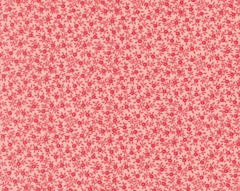 Moda Petals & Polkadots Garden Vine Blush (3084 14) by Bunny Hill Designs- 1/2-YD Increments