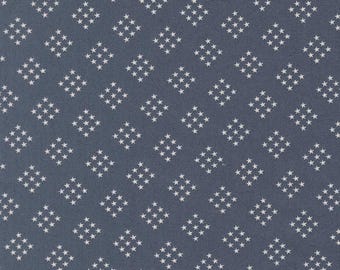 Moda Independence Day Stars Indigo by Sweetwater (55726 24) 1/2 Yard Increments