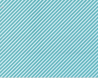 Moda Simply Delightful Stripes Poolside (37646 27) 1/2-YD Increments