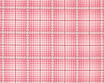 Moda A Very Sweet Christmas Plaid Pink (3067 12) 1/2-YD Increments