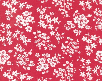 Moda Lighthearted Gather Red (55294 12) 1/2 Yard Increments