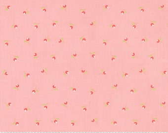 Moda Sunwashed Bittie Buds Carnation (29164 22) 1/2-YD Increments