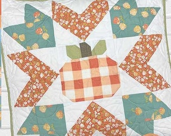 Pumpkin Barn Star Pillow Pattern by The Tipsy Needle