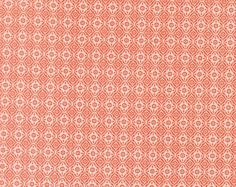 Moda Summer's End Garden Trellis Persimmon by Fig Tree & Co. (35437 16) 1/2-YD Increments