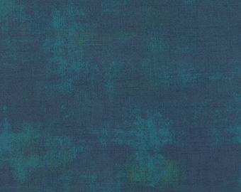 Moda Grunge Peacock (30150 230) 1/2 Yard Increments