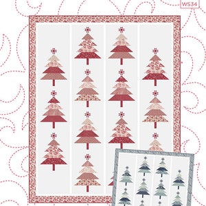 Pine-ing For Christmas Quilt Pattern*Christmas Pines Pattern*Christmas Quilt*Christmas Tree Pattern*Tree Quilt*Holiday Quilt Pattern*
