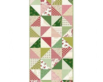 First Christmas Table Runner Pattern from Laundry Basket Quilts