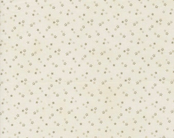 Moda Snowman Gatherings IV Snowy Snow Taupe (49256 15) 1/2-YD Increments*Snowman Gatherings*Winter Blue Fabric*Star Fabric*Star Blender*