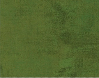 Moda Grunge Basics Olive Branch (30150 345) 1/2 Yard Increments