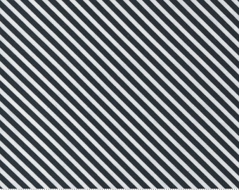 Moda Too Cute to Spook Black White Spooky Stripes (22422 11) 1/2-Yard Increments