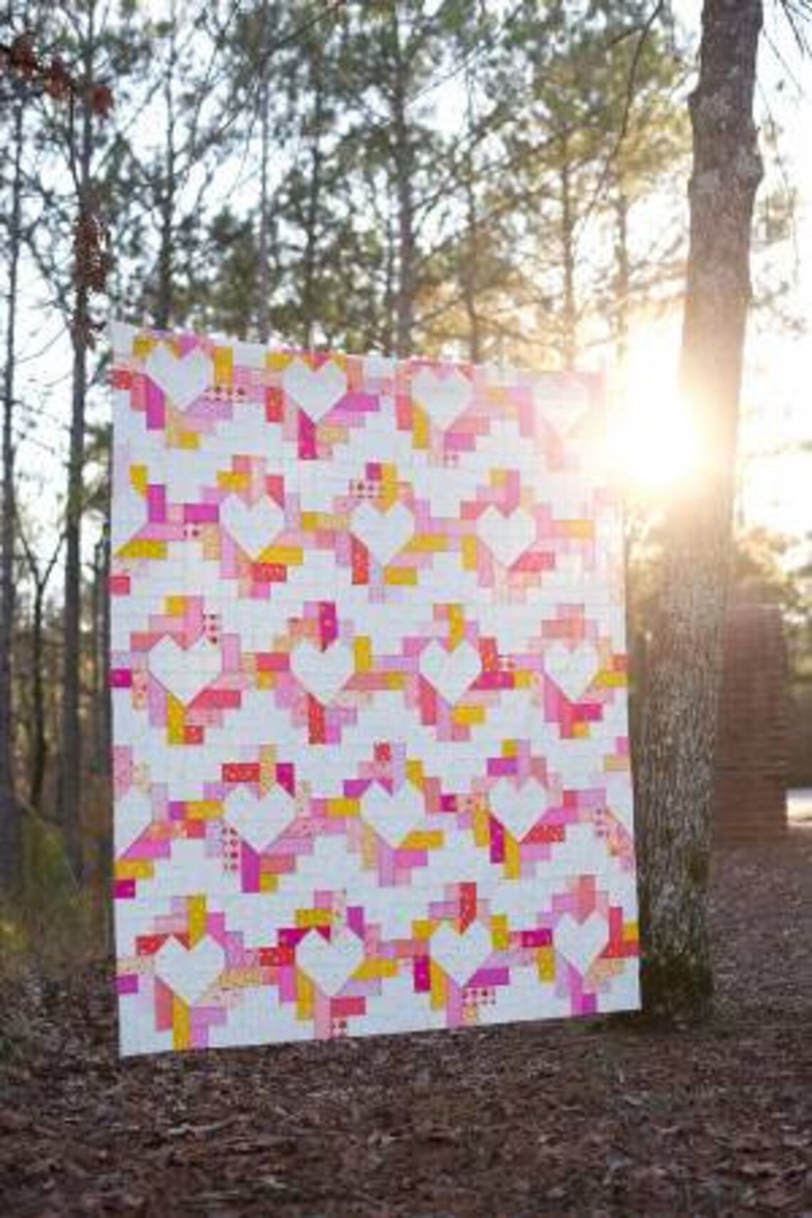 Confetti Hearts Quilt Pattern by Modernly Etsy