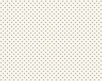 Riley Blake Designs Fleur Noire Criss-Cross Cream (C12525-CREAM) 1/2 YD Increments