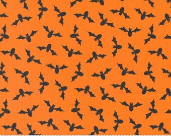 Moda Too Cute to Spook Orange Pumpkin Wing Ding (22423 13) 1/2-Yard Increments