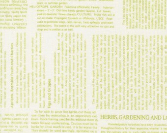 Moda Summer's End Garden Collage Clover by Fig Tree & Co. (35433 29) 1/2-YD Increments