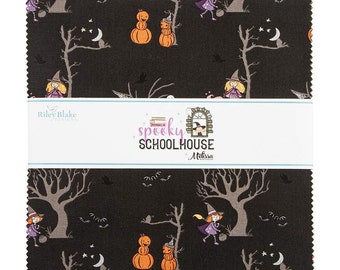 Riley Blake Designs Spooky Schoolhouse 10" Stacker (10-13200-42)