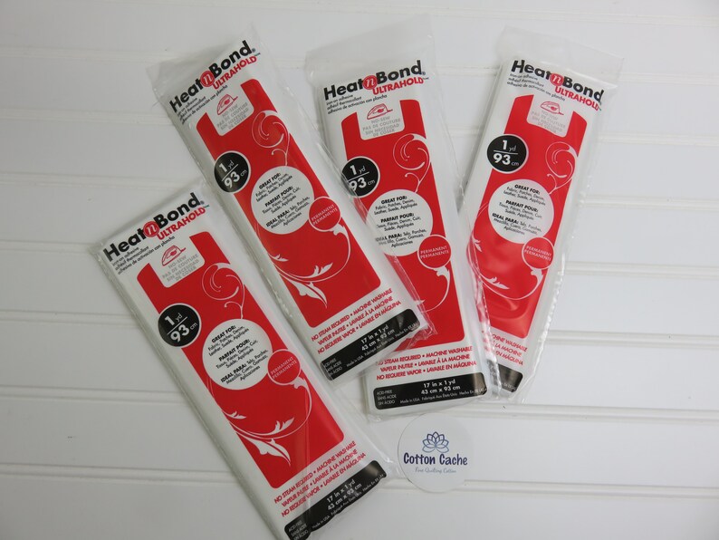 Heat N Bond Ultrahold Heat N Bond IronOn Adhesive Fabric Etsy