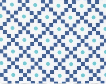 Moda Simply Delightful Journey Nautical Blue (37643 32) 1/2-YD Increments