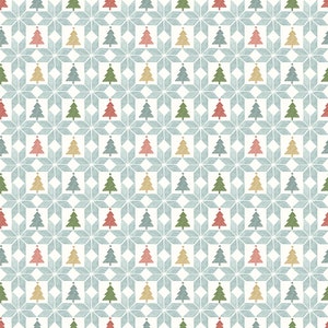 Riley Blake Designs Magical Winterland Patchwork Multi (C14946-MULTI) 1/2-YD Increments*Christmas Patchwork Fabric*Holiday Patchwork*