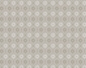 Riley Blake Designs Snowed In Medallion Gray (C10813-GRAY) 1/2 Yard Increments