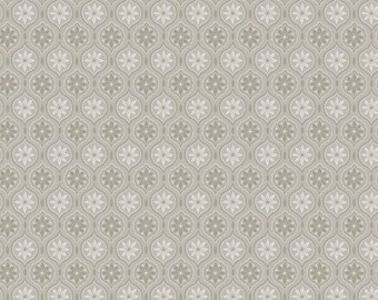 Riley Blake Designs Snowed In Medallion Gray (C10813-GRAY) 1/2 Yard Increments