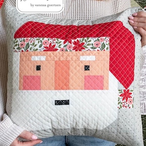 Sew Jolly Pillow Pattern*St. Nick Pillow Pattern*Christmas Pillow*Santa Claus Pillow*Santa Pattern*Santa Claus Pattern*Chenille It Santa*