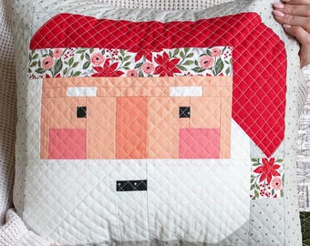 Sew Jolly Pillow Pattern*St. Nick Pillow Pattern*Christmas Pillow*Santa Claus Pillow*Santa Pattern*Santa Claus Pattern*Chenille It Santa*