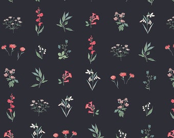 Art Gallery Fabrics Picturesque Botanical Study Dark (PIC-29457)